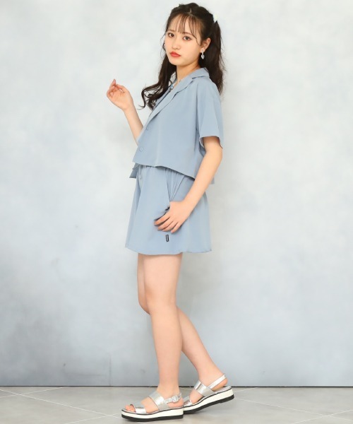 PINKHUNT（ピンクハント）の「PINKHUNT ピンクハント cシャツ付き サロペット 6915K（サロペット/オーバーオール・キッズ・ブラック/スカイブルー系1・160cm/130cm/140cm/150cm/120cm）」の9枚目の写真