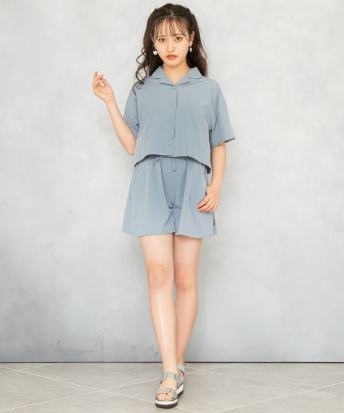 PINKHUNT（ピンクハント）の「PINKHUNT ピンクハント cシャツ付き サロペット 6915K（サロペット/オーバーオール・キッズ・ブラック/スカイブルー系1・160cm/130cm/140cm/150cm/120cm）」の10枚目の写真