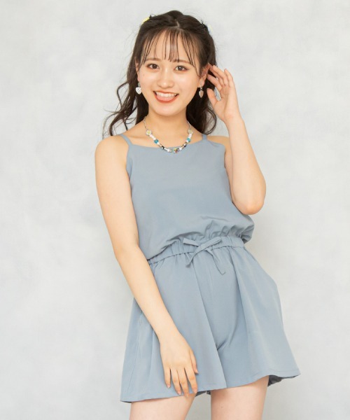 PINKHUNT（ピンクハント）の「PINKHUNT ピンクハント cシャツ付き サロペット 6915K（サロペット/オーバーオール・キッズ・ブラック/スカイブルー系1・160cm/130cm/140cm/150cm/120cm）」の12枚目の写真