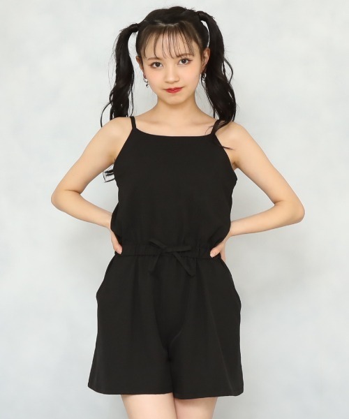 PINKHUNT（ピンクハント）の「PINKHUNT ピンクハント cシャツ付き サロペット 6915K（サロペット/オーバーオール・キッズ・ブラック/スカイブルー系1・160cm/130cm/140cm/150cm/120cm）」の6枚目の写真