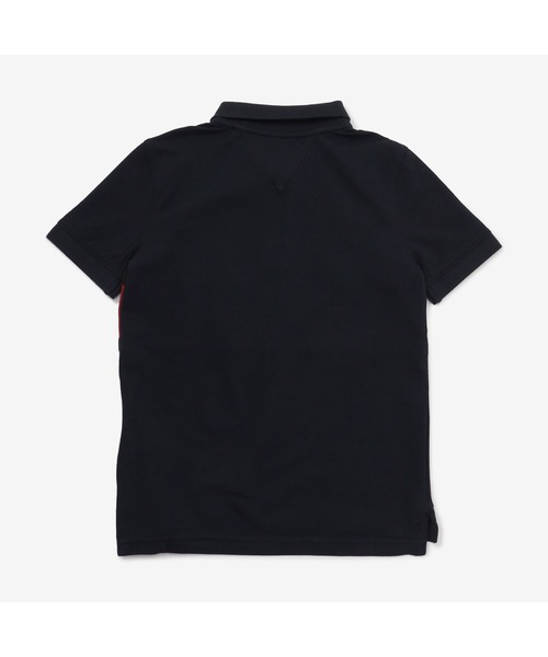 TOMMY HILFIGER（トミーヒルフィガー）の「チェストフラッグレギュラーポロシャツ（ポロシャツ・キッズ・ホワイト/ネイビー/カーキ・110cm/100cm/120cm）」の6枚目の写真