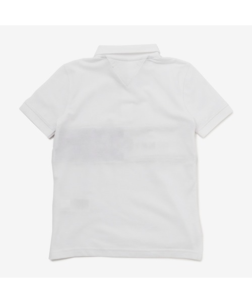 TOMMY HILFIGER（トミーヒルフィガー）の「チェストフラッグレギュラーポロシャツ（ポロシャツ・キッズ・ホワイト/ネイビー/カーキ・110cm/100cm/120cm）」の4枚目の写真
