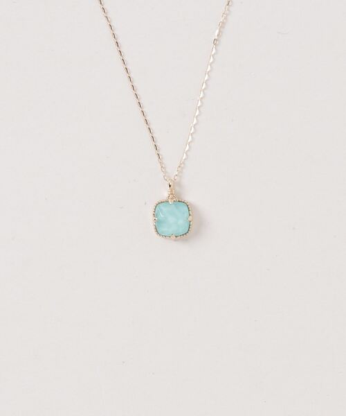 agete アガット　10Ｋターコイズネックレス agete（アガット）の「K10ターコイズネックレス（ネックレス）」 - WEAR
