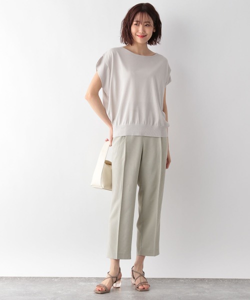 GLOBAL WORK(グローバルワーク)の「洗えるドルマンプルオーバーフレンチスリーブ/MATINEE LINE/277806(ニット/セーター・レディース・ブルー系その他7/ダークブラウン/グレー系その他/ブラック・LARGE/MEDIUM)」の18枚目の写真