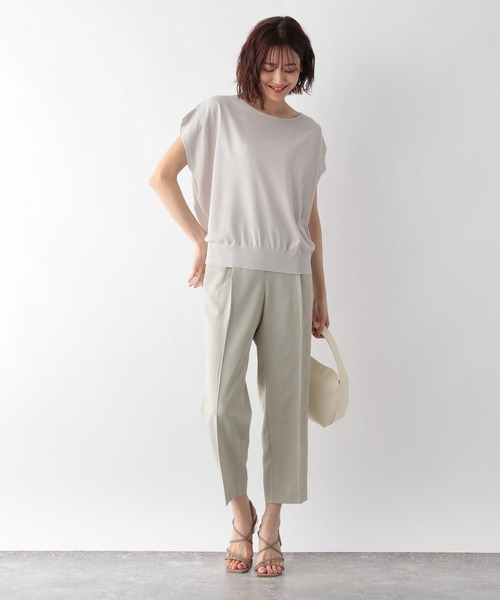 GLOBAL WORK(グローバルワーク)の「洗えるドルマンプルオーバーフレンチスリーブ/MATINEE LINE/277806(ニット/セーター・レディース・ブルー系その他7/ダークブラウン/グレー系その他/ブラック・LARGE/MEDIUM)」の22枚目の写真