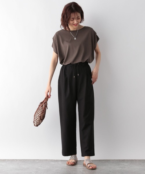 GLOBAL WORK(グローバルワーク)の「洗えるドルマンプルオーバーフレンチスリーブ/MATINEE LINE/277806(ニット/セーター・レディース・ブルー系その他7/ダークブラウン/グレー系その他/ブラック・LARGE/MEDIUM)」の17枚目の写真
