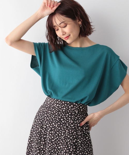 GLOBAL WORK(グローバルワーク)の「洗えるドルマンプルオーバーフレンチスリーブ/MATINEE LINE/277806(ニット/セーター・レディース・ブルー系その他7/ダークブラウン/グレー系その他/ブラック・LARGE/MEDIUM)」の8枚目の写真