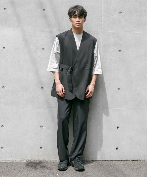 LOWRYS FARM（ローリーズファーム）の「ドライトロテープジレ　296005（ベスト・メンズ・ブラック/ブラウン/グレー・MEDIUM/LARGE）」の7枚目の写真