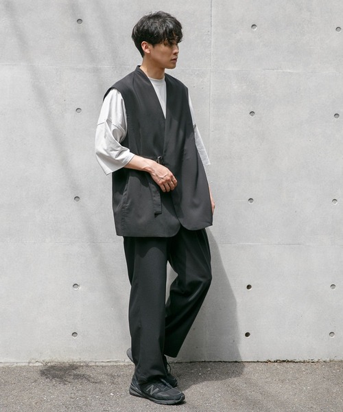 LOWRYS FARM（ローリーズファーム）の「ドライトロテープジレ　296005（ベスト・メンズ・ブラック/ブラウン/グレー・MEDIUM/LARGE）」の8枚目の写真