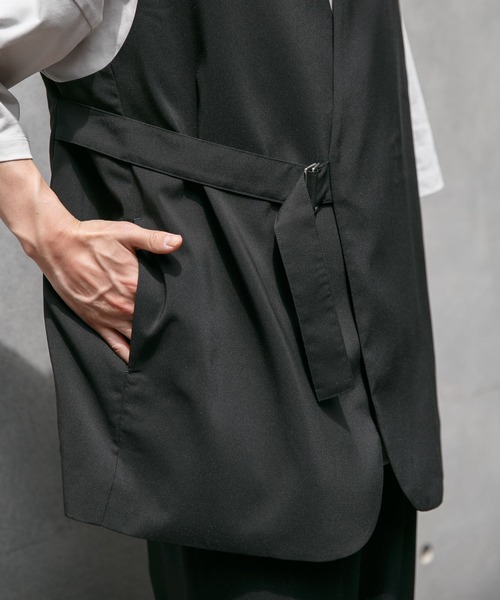 LOWRYS FARM（ローリーズファーム）の「ドライトロテープジレ　296005（ベスト・メンズ・ブラック/ブラウン/グレー・MEDIUM/LARGE）」の9枚目の写真