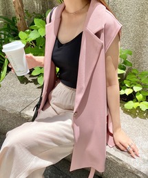 レディースのベスト（ピンク/桃色系・無地）ファッション通販 - ZOZOTOWN