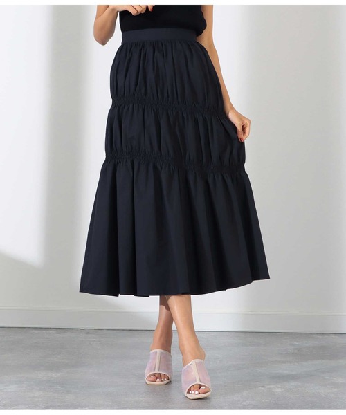 Settimissimo（セッティミッシモ）の「タイプライターシャーリングスカート（スカート・レディース・ピンク/ブラック・FREE）」の8枚目の写真