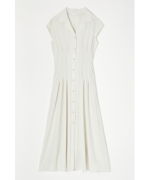 MOUSSY(マウジー)の「WAIST TUCK SHIRT ドレス(シャツワンピース・レディース・ブラック/グリーン/アイボリー・1/2)」の6枚目の写真