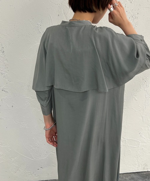 apres jour mignon(アプレジュールミニョン)の「袖デザインワンピース【ZOZOTOWN限定アイテム】(ワンピース・レディース・ブラック/マスタード/ブルー/アイボリー・X-LARGE/フリー)」の22枚目の写真