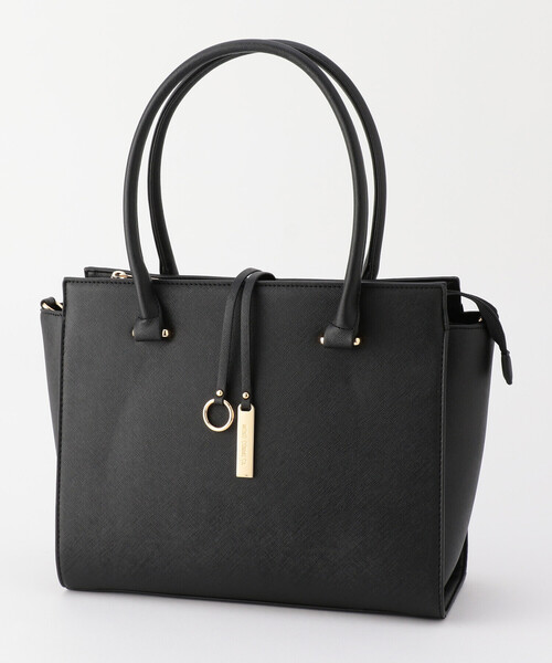 MONO　COMME CA（モノコムサ）の「ロゴプレートトートバッグ（トートバッグ・レディース・ブラック/モカ/グレイッシュベージュ・FREE）」の13枚目の写真