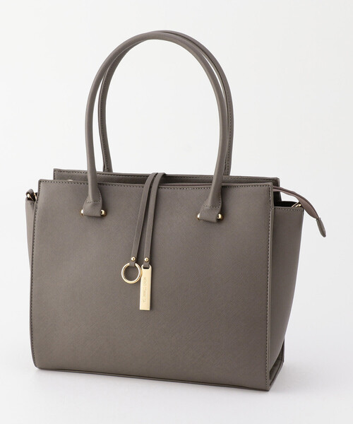 MONO　COMME CA（モノコムサ）の「ロゴプレートトートバッグ（トートバッグ・レディース・ブラック/モカ/グレイッシュベージュ・FREE）」の15枚目の写真