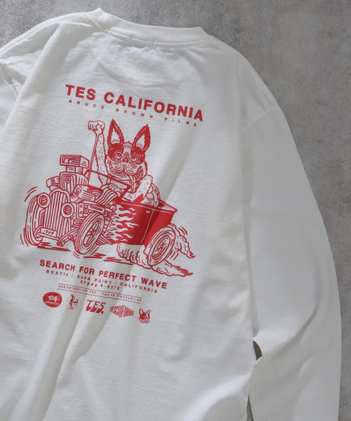 The Endless Summer(エンドレスサマー)の「TES FILM POSTER LONG SLEEVE T-SHIRT / ロンT(Tシャツ/カットソー・メンズ・ブルー/レッド/イエロー/グリーン・MEDIUM/X-LARGE/LARGE/SMALL)」の4枚目の写真