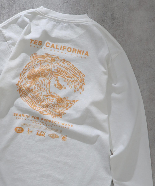 The Endless Summer(エンドレスサマー)の「TES FILM POSTER LONG SLEEVE T-SHIRT / ロンT(Tシャツ/カットソー・メンズ・ブルー/レッド/イエロー/グリーン・MEDIUM/X-LARGE/LARGE/SMALL)」の3枚目の写真