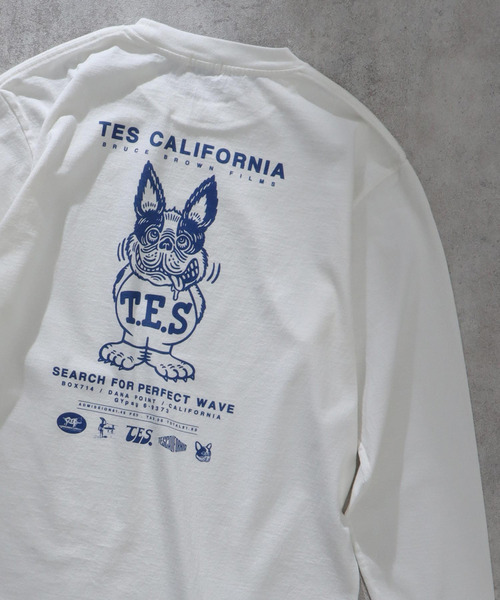 The Endless Summer(エンドレスサマー)の「TES FILM POSTER LONG SLEEVE T-SHIRT / ロンT(Tシャツ/カットソー・メンズ・ブルー/レッド/イエロー/グリーン・MEDIUM/X-LARGE/LARGE/SMALL)」の2枚目の写真