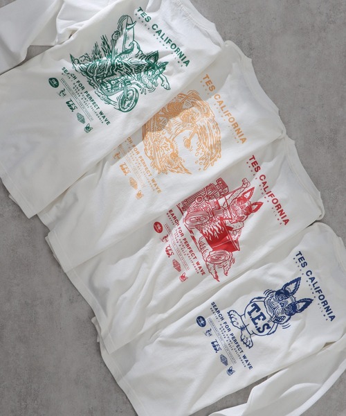 The Endless Summer(エンドレスサマー)の「TES FILM POSTER LONG SLEEVE T-SHIRT / ロンT(Tシャツ/カットソー・メンズ・ブルー/レッド/イエロー/グリーン・MEDIUM/X-LARGE/LARGE/SMALL)」の22枚目の写真