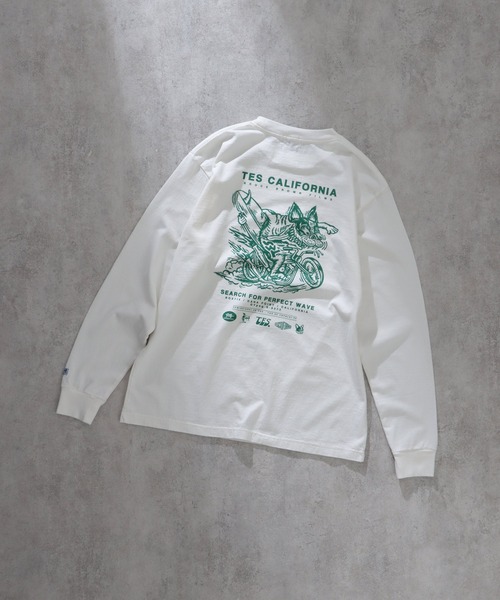 The Endless Summer(エンドレスサマー)の「TES FILM POSTER LONG SLEEVE T-SHIRT / ロンT(Tシャツ/カットソー・メンズ・ブルー/レッド/イエロー/グリーン・MEDIUM/X-LARGE/LARGE/SMALL)」の11枚目の写真