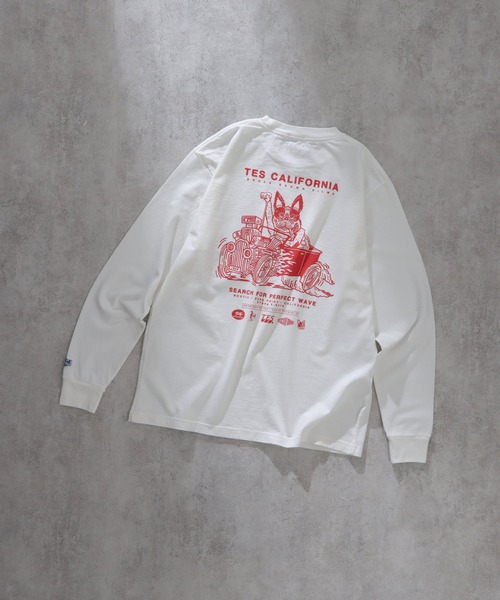 The Endless Summer(エンドレスサマー)の「TES FILM POSTER LONG SLEEVE T-SHIRT / ロンT(Tシャツ/カットソー・メンズ・ブルー/レッド/イエロー/グリーン・MEDIUM/X-LARGE/LARGE/SMALL)」の19枚目の写真