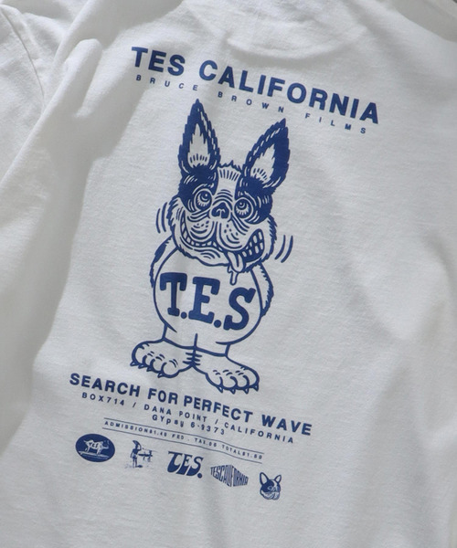 The Endless Summer(エンドレスサマー)の「TES FILM POSTER LONG SLEEVE T-SHIRT / ロンT(Tシャツ/カットソー・メンズ・ブルー/レッド/イエロー/グリーン・MEDIUM/X-LARGE/LARGE/SMALL)」の8枚目の写真