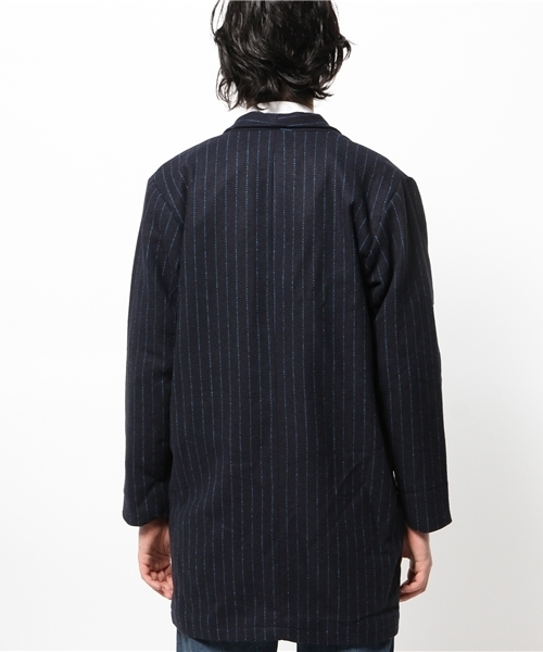 OUTLET(アウトレット)の「【WHO'S WHO gallery】ウールコンコクーンコート(その他アウター・メンズ・チャコールグレー/ダークブルー/ダークグレー/ネイビー/その他1・MEDIUM)」の8枚目の写真