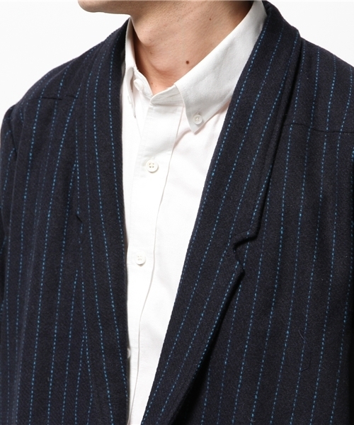 OUTLET(アウトレット)の「【WHO'S WHO gallery】ウールコンコクーンコート(その他アウター・メンズ・チャコールグレー/ダークブルー/ダークグレー/ネイビー/その他1・MEDIUM)」の10枚目の写真