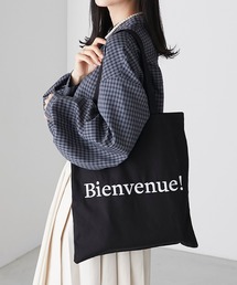 フレンチロゴ刺繍トートバッグ