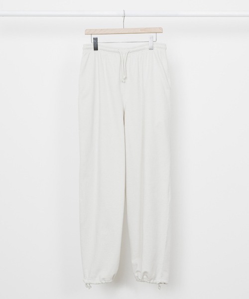 marka（マーカ）の「marka / マーカ：GIM PANTS - 40/2 recycle suvin organic cotton knit -：M22C-09PT01C[COR]（スウェットパンツ・メンズ・チャコールグレー/オフホワイト・2/1）」の3枚目の写真