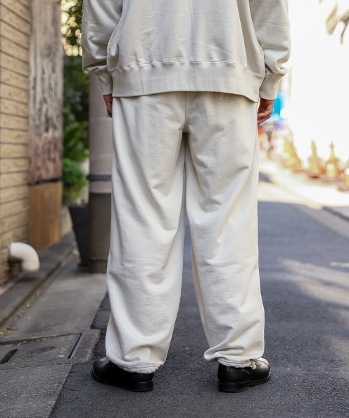 marka（マーカ）の「marka / マーカ：GIM PANTS - 40/2 recycle suvin organic cotton knit -：M22C-09PT01C[COR]（スウェットパンツ・メンズ・チャコールグレー/オフホワイト・2/1）」の6枚目の写真