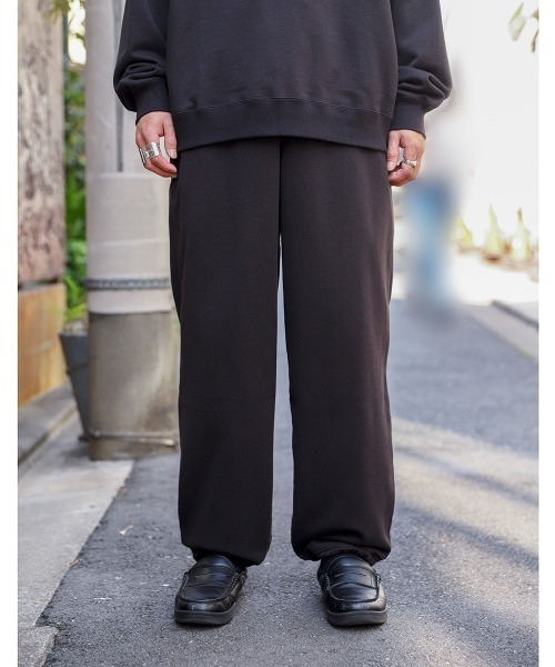 marka（マーカ）の「marka / マーカ：GIM PANTS - 40/2 recycle suvin organic cotton knit -：M22C-09PT01C[COR]（スウェットパンツ・メンズ・チャコールグレー/オフホワイト・2/1）」の8枚目の写真
