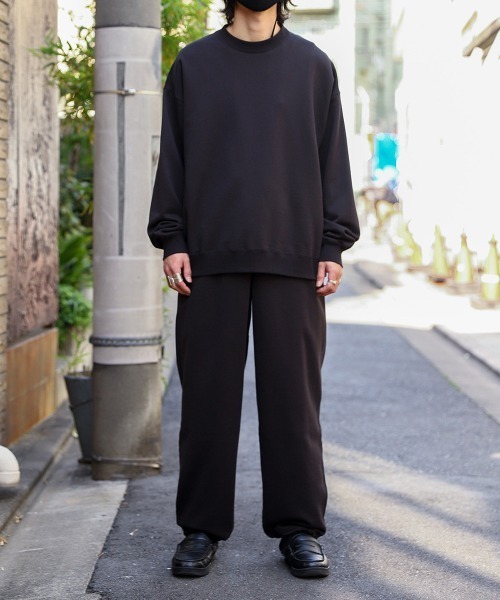 marka（マーカ）の「marka / マーカ：GIM PANTS - 40/2 recycle suvin organic cotton knit -：M22C-09PT01C[COR]（スウェットパンツ・メンズ・チャコールグレー/オフホワイト・2/1）」の11枚目の写真