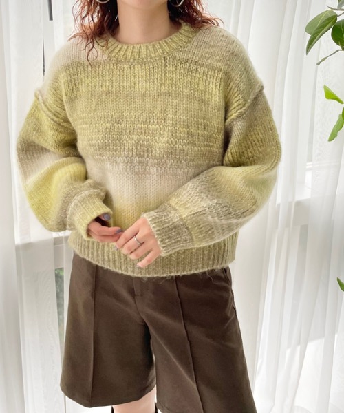 LOWRYS FARM（ローリーズファーム）の「メランジツイルショートパンツ　344654（その他パンツ・レディース・ブラック/ブラウン/アイボリー・FREE）」の5枚目の写真