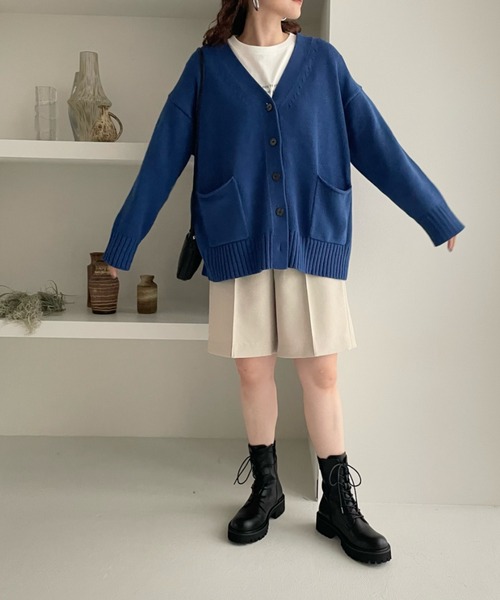 LOWRYS FARM（ローリーズファーム）の「メランジツイルショートパンツ　344654（その他パンツ・レディース・ブラック/ブラウン/アイボリー・FREE）」の4枚目の写真