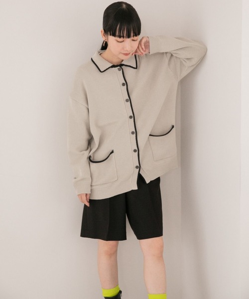 LOWRYS FARM（ローリーズファーム）の「メランジツイルショートパンツ　344654（その他パンツ・レディース・ブラック/ブラウン/アイボリー・FREE）」の18枚目の写真