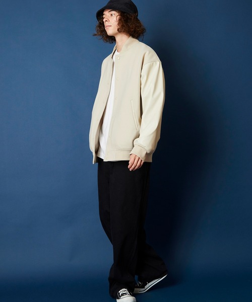 unrelaxing（アンリラクシング）の「オーバーサイズビッグシルエットスタジャン（スタジャン・メンズ・ブラック×ブラック/ブラック×ホワイト/グレー系1/グリーン/カーキ/ネイビー系1/ネイビー系2/パープル・FREE）」の18枚目の写真