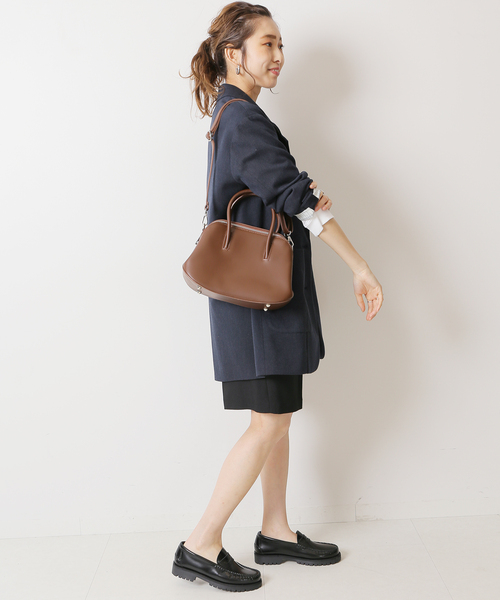 Spick & Span（スピックアンドスパン）の「アウトポケットロングジャケット（テーラードジャケット・レディース・ネイビー・38/36）」の2枚目の写真