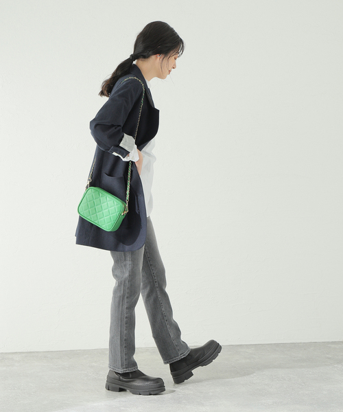 Spick & Span（スピックアンドスパン）の「アウトポケットロングジャケット（テーラードジャケット・レディース・ネイビー・38/36）」の11枚目の写真