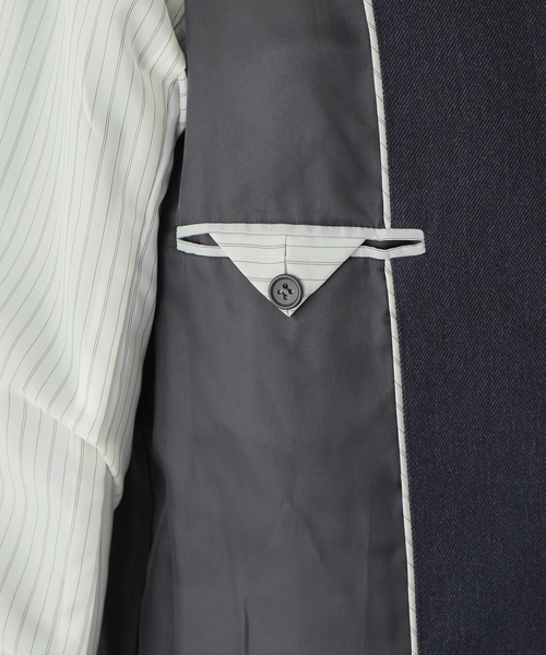Spick & Span（スピックアンドスパン）の「アウトポケットロングジャケット（テーラードジャケット・レディース・ネイビー・38/36）」の5枚目の写真