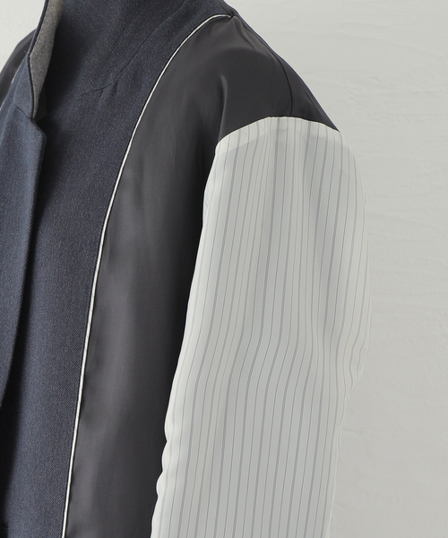 Spick & Span（スピックアンドスパン）の「アウトポケットロングジャケット（テーラードジャケット・レディース・ネイビー・38/36）」の17枚目の写真