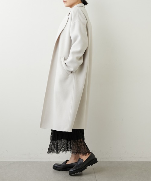 美品✨ウィムガゼット リバーチェスターコート ダブルフェイス ロング