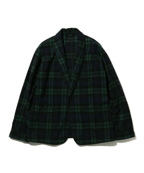 BEAMS PLUS（ビームスプラス）の「BEAMS PLUS / フランネル 1ボタン スモーキング ジャケット（その他アウター・メンズ・その他・SMALL/MEDIUM/LARGE/X-LARGE）」の5枚目の写真