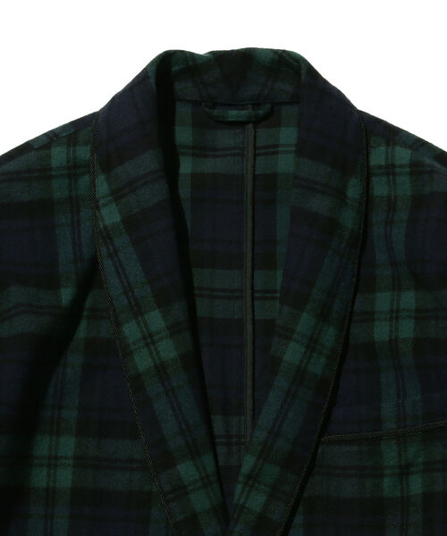 BEAMS PLUS（ビームスプラス）の「BEAMS PLUS / フランネル 1ボタン スモーキング ジャケット（その他アウター・メンズ・その他・SMALL/MEDIUM/LARGE/X-LARGE）」の3枚目の写真