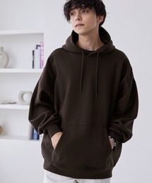 ヘビーウェイト裏起毛スーパービッグシルエットカラープルオーバー