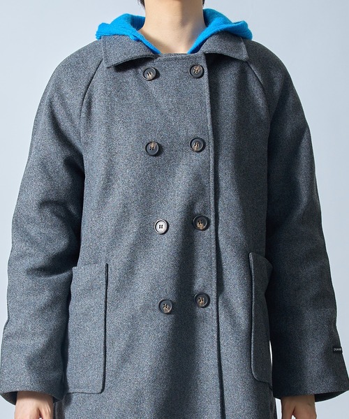 SETUP7（セットアップセブン）の「【SETUP7】メルトンダブルチェスターコートSCCH205（チェスターコート・レディース・ブラック/グレー・3/4）」の11枚目の写真