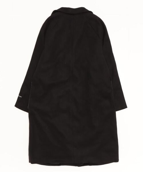 SETUP7（セットアップセブン）の「【SETUP7】メルトンダブルチェスターコートSCCH205（チェスターコート・レディース・ブラック/グレー・3/4）」の4枚目の写真