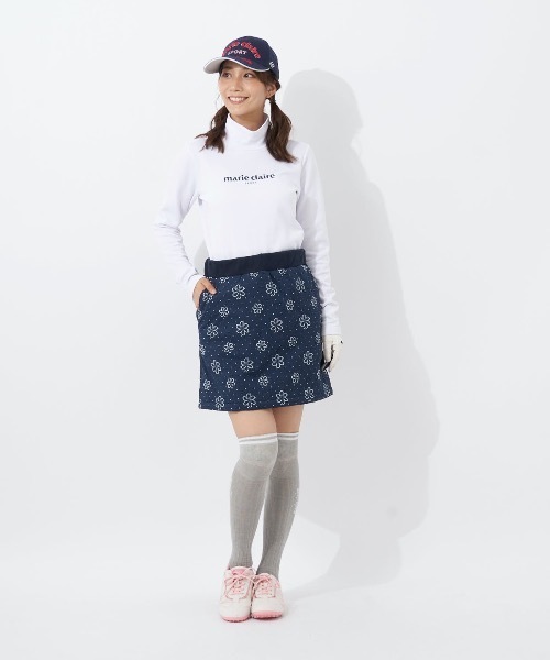 marie claire（マリ・クレール）の「【marie claire:マリ.クレール】中綿入りスカート（スカート・レディース・ネイビー/オフホワイト/ブルー・MEDIUM/LARGE/X-LARGE）」の17枚目の写真