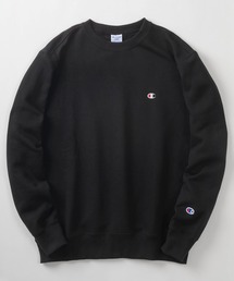 【Champion/チャンピオン】【USAコットン】クルーネック ワンポイント刺繍  ブランドロゴ スウェット/ 裏毛